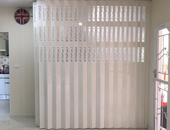 ฉากกั้นห้อง ฉากกั้นแอร์ สีขาว